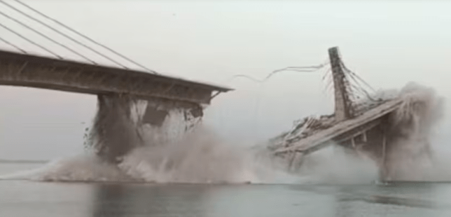 bridge collapse bihar