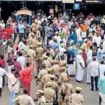 കണ്ണൂർ നഗരത്തിൽ കനത്ത പോലീസ് ബന്തവസ്സിൽ കലാശക്കൊട്ട്, കലാശക്കൊട്ട് ഇല്ലാതെ തളിപ്പറമ്പ്